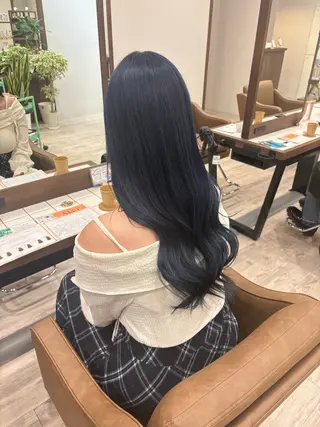 カラー まろみ暖色×ボブ ×chia🕯のヘアスタイル