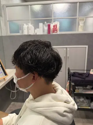 パーマ メンズ 加藤 碧唯のヘアスタイル