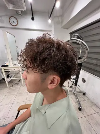 パーマ メンズ メンズカット/ ヘアカラー/ケイゴのヘアスタイル