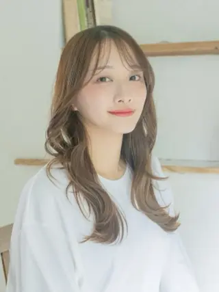 ロング ヒロキ モテ透明感カラーのヘアスタイル