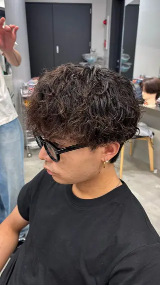 パーマ メンズ 🔥メンズパーマ特化 高橋晴🔥のヘアスタイル