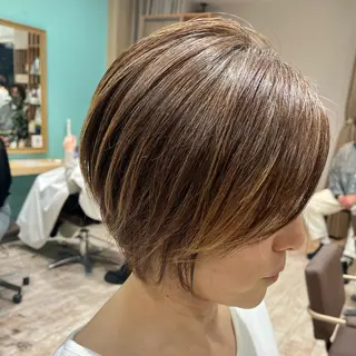 ショート 小顔似合わせカット/ レイヤー/maiのヘアスタイル