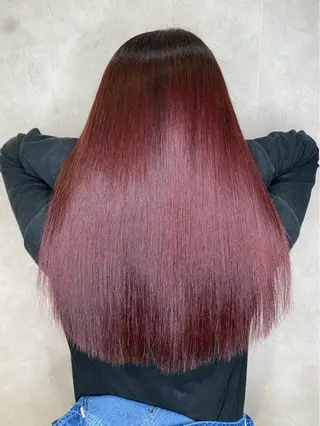 ロング 佐々木 りあのヘアスタイル