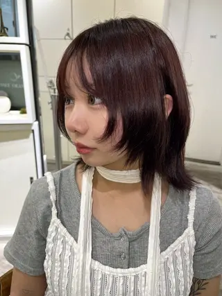 ショート 🪐MIKO🪐/ デザインカラーのヘアスタイル