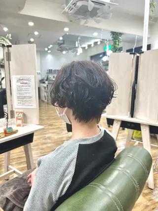 ショート パーマ K+★ ことねのヘアスタイル