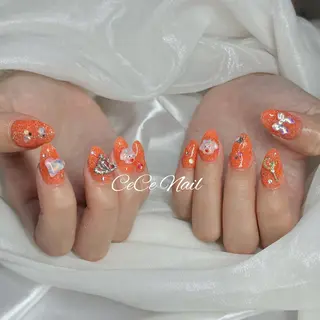 ネイル CeCeGarden ✨️キラキラワンホンのネイルデザイン
