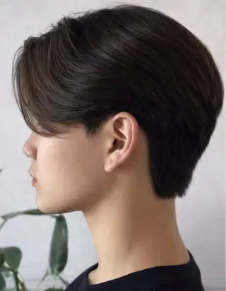 ショート キッズ 曲がる縮毛/ブリーチ カラー京介のヘアスタイル