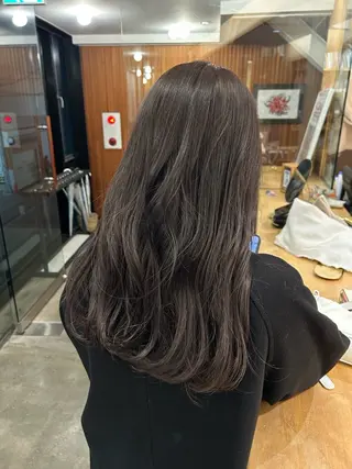 ロング アオキ サキ💫のヘアスタイル