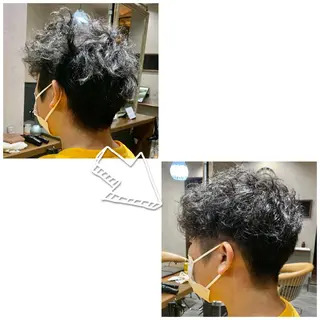 ショート メンズ enx天王町店 伊藤 愛央のヘアスタイル