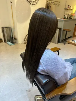 ロング カラー 宮本 玲那のヘアスタイル