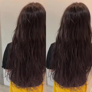 ロング カラー 比嘉 千咲のヘアスタイル
