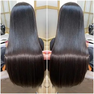 ロング カラー 髪質改善特化 ESSENCIAのヘアスタイル