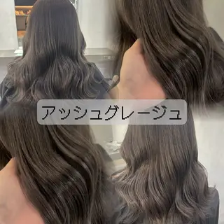 ロング カラー 透明感カラー/顔周り カット🌸サクラ🌸のヘアスタイル