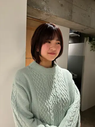 ショート レディースモデル カット/中川翔太のヘアスタイル