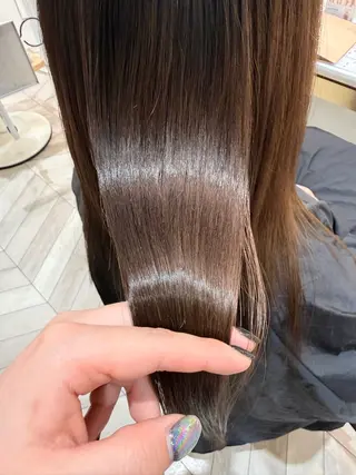 ロング カラー 透明感カラー🫧 幕内梨乃亜のヘアスタイル