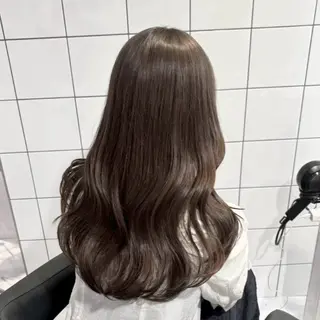 ロング カラー 透明感/ベージュ 🌷💛のんのヘアスタイル