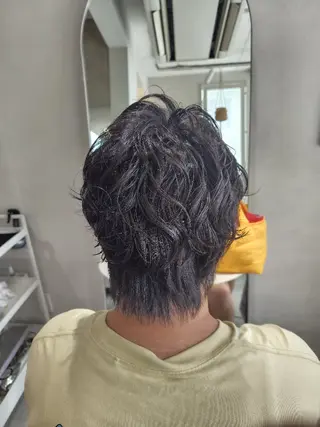 メンズ パーマ 🌸花屋併設🌸石垣 友基のヘアスタイル