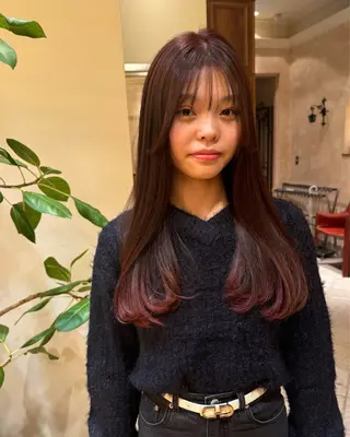 カラー 北島 菜々美のヘアスタイル