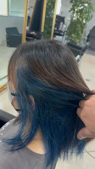 ミディアム カラー パーマ ヘアアレンジ メンズ ❤️可愛いハイトーン を造る❤️AKIRAのヘアスタイル