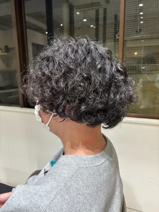 ミディアム メンズ RUKA /メンズパーマのヘアスタイル