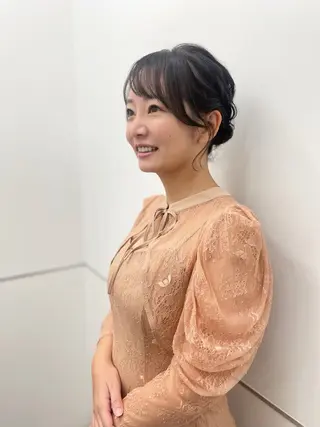 ミディアム 石川 理恵のヘアスタイル