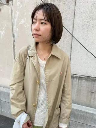 ミディアム ayane⭐️ボブ・ ショート・パーマのヘアスタイル