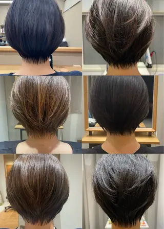 ショート くびれミディアム/似 合わせ/鎌倉/edAのヘアスタイル