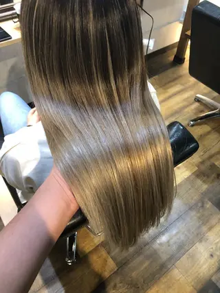 ロング カラー 藤尾 僚平のヘアスタイル