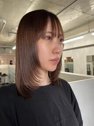 ミディアム パーマ anon Loemのヘアスタイル