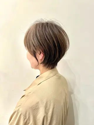 ショート ショート上手い人/ 銀座/なかじのヘアスタイル