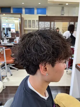 ショート パーマ メンズ 🧊メンズ特化🧊 高木航希のヘアスタイル
