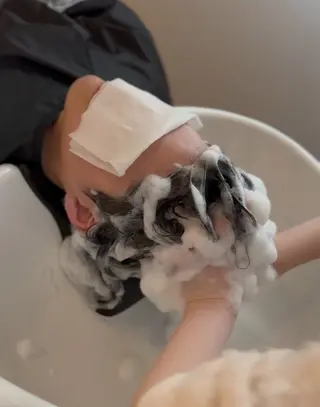 ミディアム みゆカラースパ/ モデル募集中のヘアスタイル