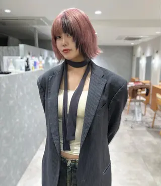 カラー 河原 楓樹のヘアスタイル