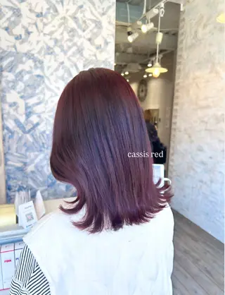 ミディアム 🎀暖色/オリーブ カラー🎀seinaのヘアスタイル