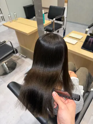 ミディアム 縮毛矯正/メンズ カット栄 伊藤 翔哉のヘアスタイル