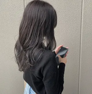 ロング 大人ボブと似合 わせカラー/馬場 翼のヘアスタイル