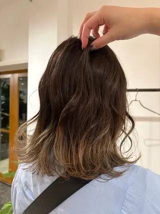 ミディアム カラー 山城 大芽のヘアスタイル