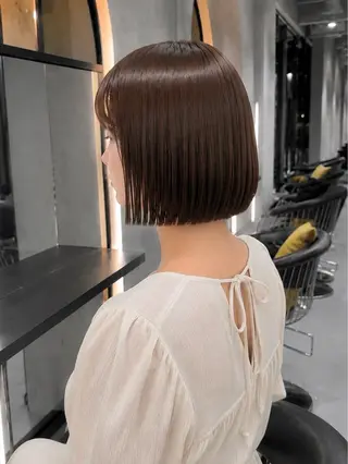 ロング カラー 💖レイヤー縮毛矯正 透明感カラー虎白💖のヘアスタイル