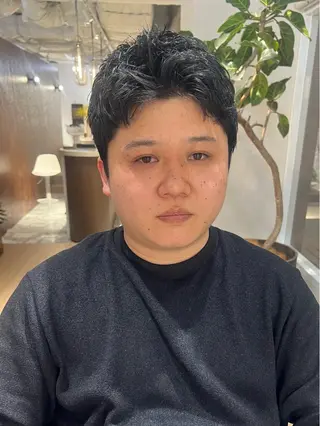 ショート メンズ 梅田茶屋町メンズ 専門美容師 山元一平のヘアスタイル