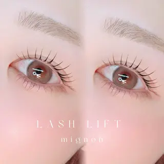 マツエク・マツパ mignon /まつげパーマ・小顔の眉毛・アイブロウイメージ