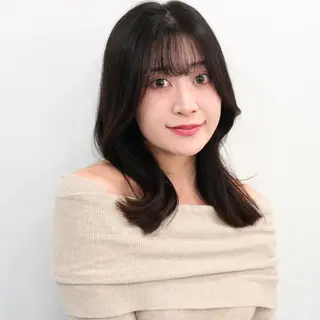 セミロング カラー Endearing 銀座/レイヤーカットのヘアスタイル