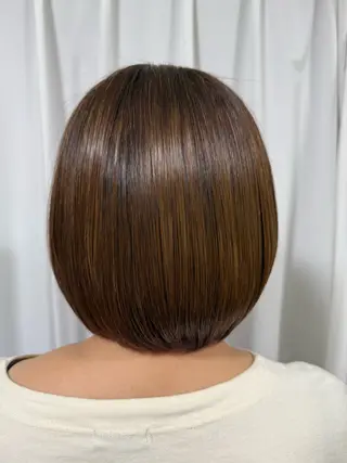 ショート 透明感暖色カラー🥣 rico💗のヘアスタイル