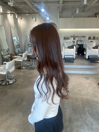 ロング カラー 篠原 若奈のヘアスタイル
