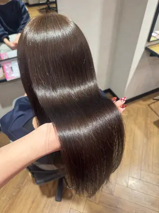 ロング カラー Rena/韓国 /ワンホンヘアのヘアスタイル
