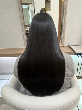 ロング 縮毛矯正/髪質改善/ 艶髪ササキナツミのヘアスタイル
