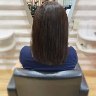 セミロング カラー KON|ごまかさない 艶。酸熱×精密カットのヘアスタイル
