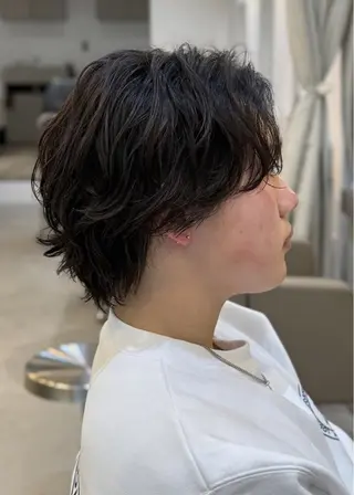 パーマ メンズ メンズ特化 美容師misakiのヘアスタイル