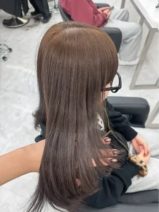 セミロング カラー 透明感color /ririkaのヘアスタイル