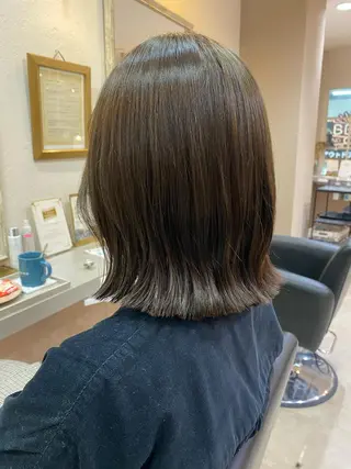 ミディアム 艶髪 透明感カラー 田中伶奈のヘアスタイル