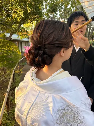 ヘアアレンジ ヘアセットメイク専門 ダーリンダーウィンのヘアスタイル